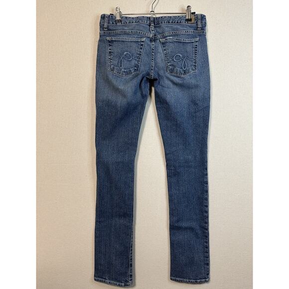 Starlet Skinny Leg Stretch women's blue jeans - medium wash - Size 27 - Picture 4 of 11